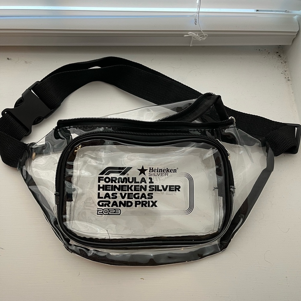 Formula 1 Heineken Silver Clear Fanny Pack